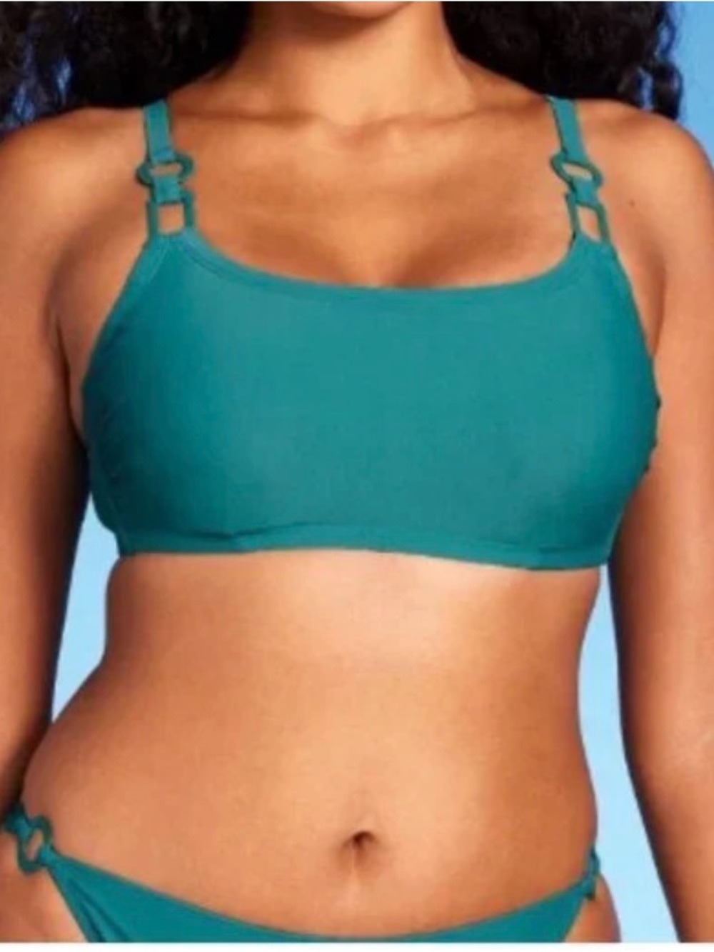 📦 Shade & Shore Teal Bikini Top 18